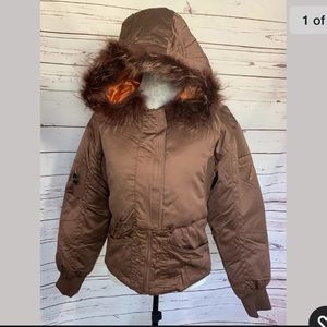 NWT Azzure Feather Down Puffer Jacket
